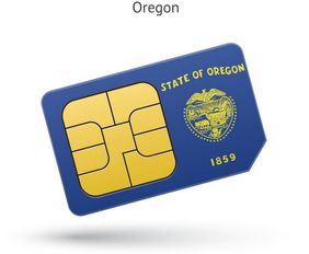 Сим карта США штат Орегон для приема СМС